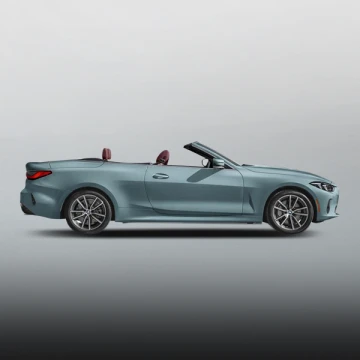 Side view of BMW 4 Series Convertible