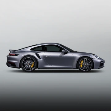 Side View of Porsche 911 Turbo S